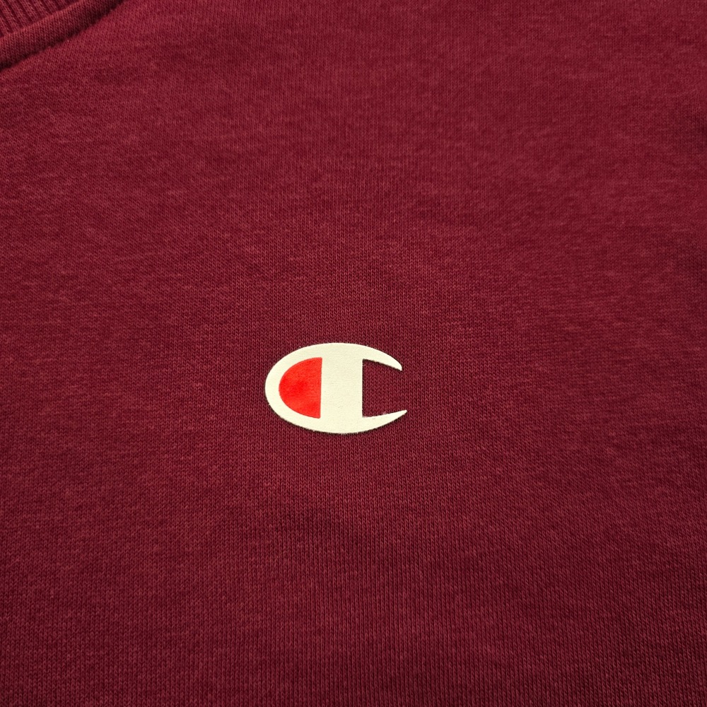 Champion Crewneck Sweatshirt Mens 2XL Red Burgundy Pullover Casual Comfortable - Picture 3 of 8